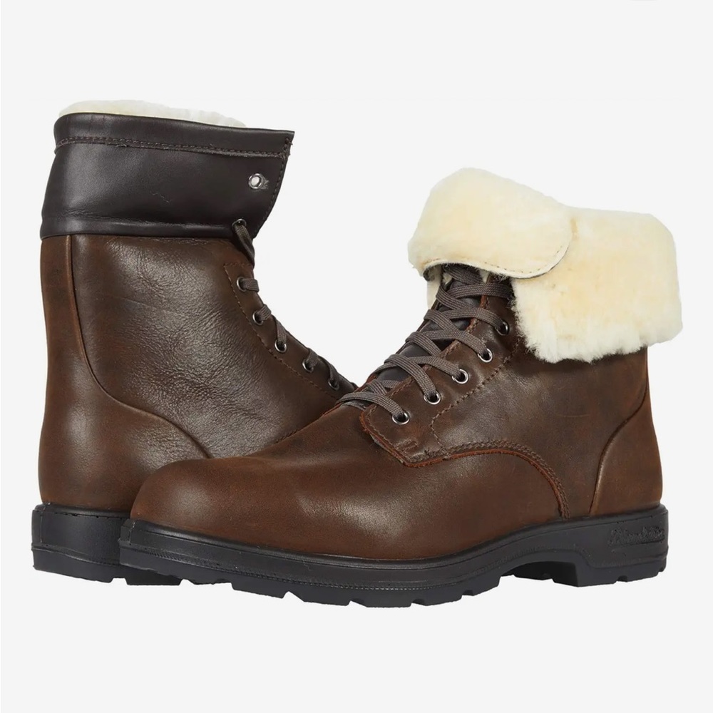 New Blundstone Thermal Fur Lace Up Leather Waterproof boots AU 4 - US women’s 7
